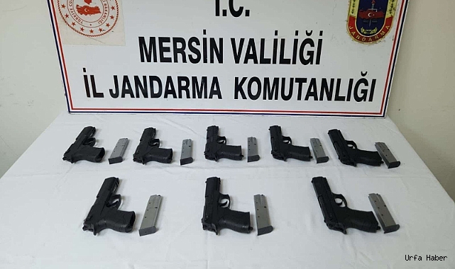 KAÇAK 10 TABANCA ELE GEÇİRİLDİ
