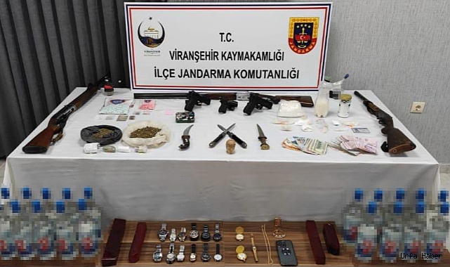 ŞANLIURFA'DA UYUŞTURUCU OPERASYONU: 8 GÖZALTI