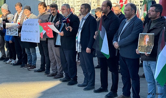 URFA’DA MİMAR VE MÜHENDİSLER GAZZE SOYKIRIMINA HAYIR DEDİ
