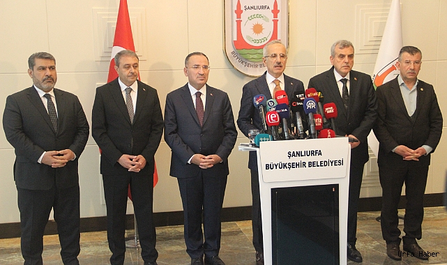 BAKAN URALOĞLU ŞANLIURFA’YA MÜJDELERİ SIRALADI