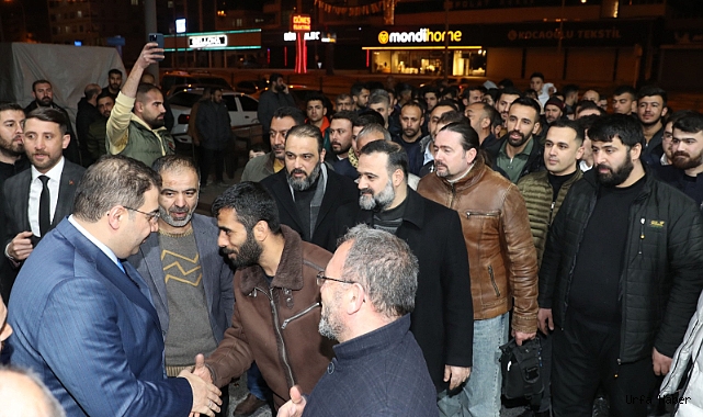 BAŞKAN CANPOLAT: DURMADAN YORULMADAN ÇALIŞIYORUZ