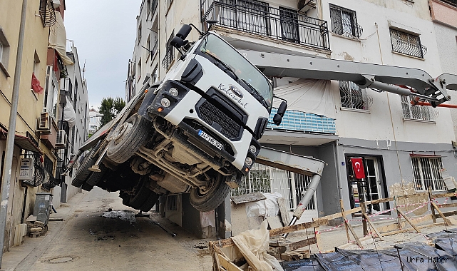 BETON DÖKME ARACI ŞAHA KALKTI