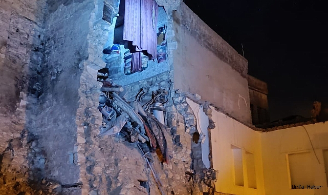 Çöken duvarın altında kalan kadın yaralandı