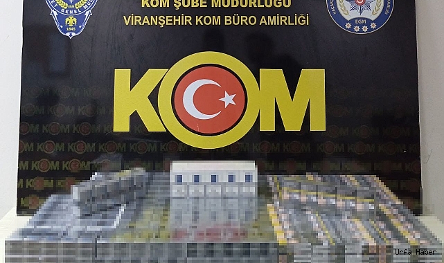 Şanlıurfa’da sigara kaçakçılığı operasyonu: 2 gözaltı