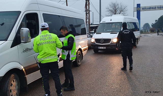 SİVEREK’TE OKULLARIN AÇILMASIYLA DENETİMLER BAŞLADI