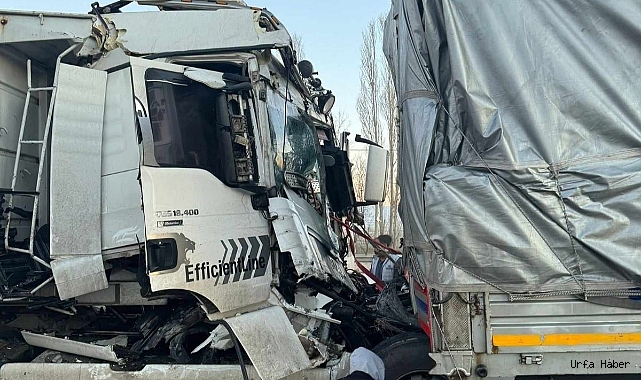 Tır, tıra arkadan çarptı: 1 ölü
