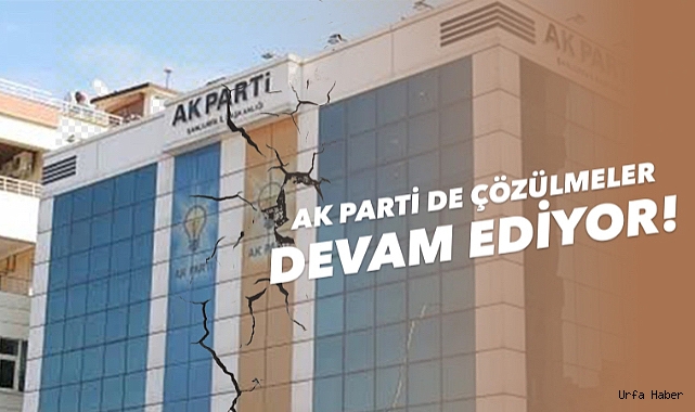 AK PARTİ’DEN KOPMALAR DEVAM EDİYOR