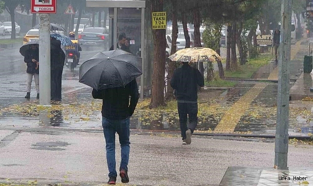 URFALILAR DİKKAT! YAĞIŞ UYARISI VERİLDİ