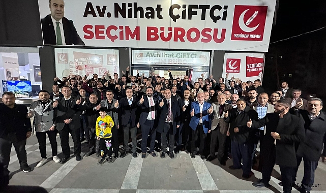 YUSUF AKTAŞ KARAKÖPRÜ’DEKİ OFİSLERİ ZİYARET ETTİ