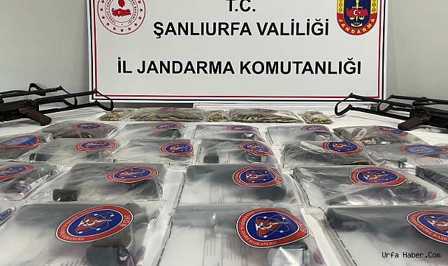ŞANLIURFA'DA UYUŞTURUCU VE KAÇAK SİLAH OPERASYONU: 53 GÖZALTI
