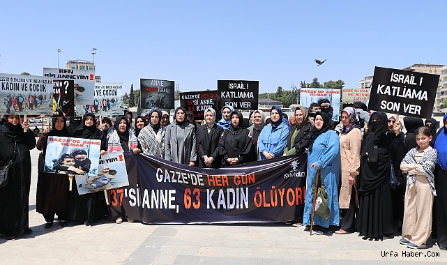 ŞANLIURFALI KADINLARDAN FİLİSTİNLİ ANNELERE DESTEK