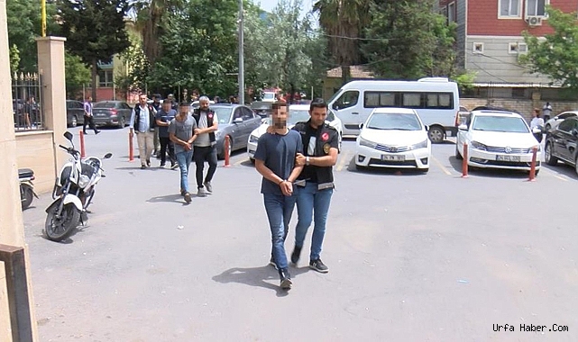 URFA'DA TERÖR OPERASYONU 7 KİŞİ ADLİYEYE SEVK EDİLDİ