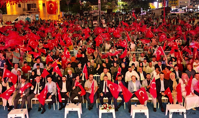 15 TEMMUZ MİLLİ BİRLİK GÜNÜ ANMA PROGRAMI DÜZENLENDİ