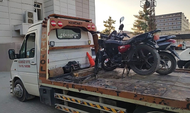 ŞANLIURFA'DA 3 ÇALINTI MOTOSİKLET ELE GEÇİRİLDİ