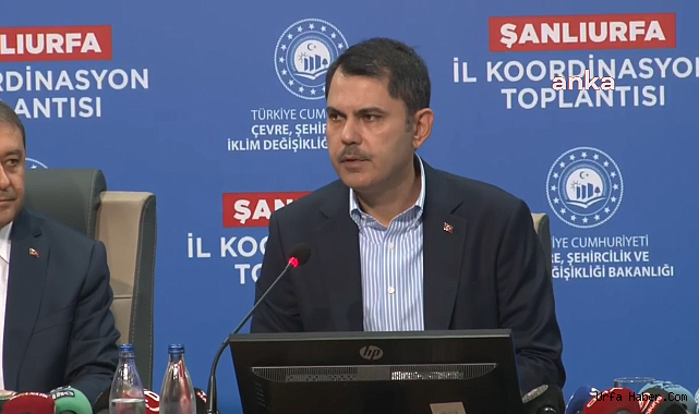 "ŞANLIURFA'NIN HALİLİYE İLÇESİNDE 25-30 BİN KONUTLUK BİR UYDU KENT PLANLIYORUZ"