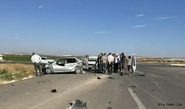SURUÇ'TA KAMYON İLE OTOMOBİL ÇARPIŞTI