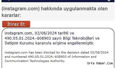 INSTAGRAM'A ERİŞİM ENGELİ GETİRİLDİ