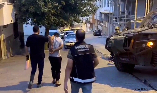 ŞANLIURFA’DA UYUŞTURUCU OPERASYONU: 18 GÖZALTI