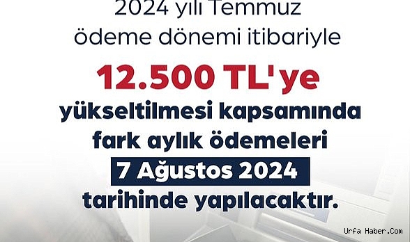 SGK EMEKLİYE FARK ÖDEMESİNDE TARİHİ AÇIKLADI
