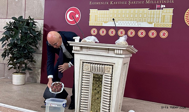 URFA VEKİLİ TANAL, BU SEFER FISTIK VE BUĞDAY ÜRETİCİLERİNİN SORUNLARINI MECLİS TAŞIDI