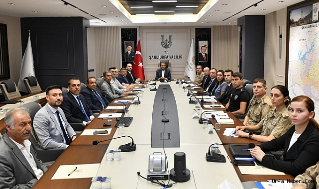 ŞANLIURFA'DA "OKUL GÜVENLİĞİ" TOPLANTISI GERÇEKLEŞTİRİLDİ