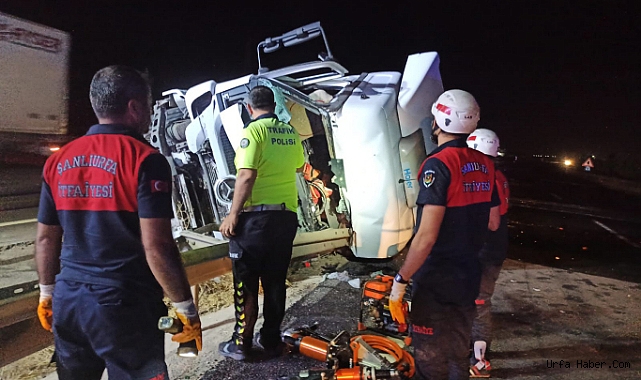 ŞANLIURFA'DA TRAFİK KAZASI: 1 ÖLÜ