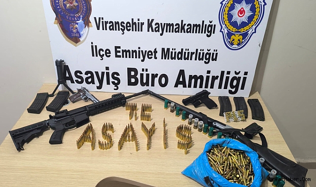 ŞANLIURFA'DA SİLAH KAÇAKÇILIĞINA YÖNELİK OPERASYON: 2 GÖZALTI