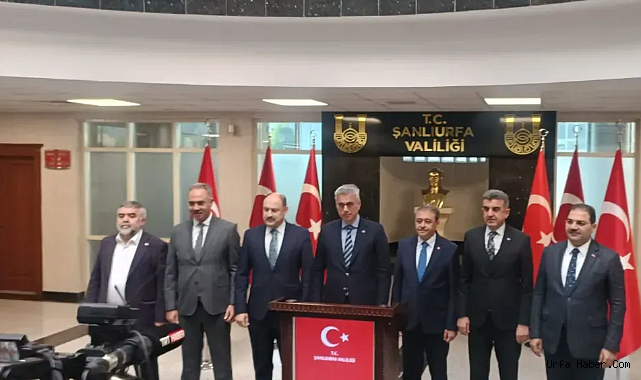 SAĞLIK BAKANI ŞANLIURFA'DA