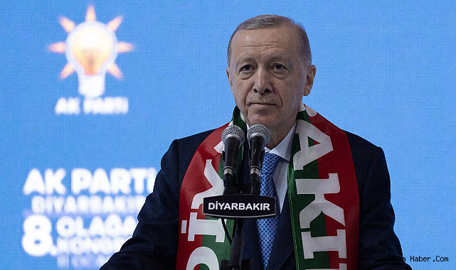 CUMHURBAŞKANI ERDOĞAN DİYARBAKIR'DA