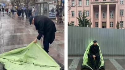 Çadır Eylemine Müdahale: Tanal’ın Nöbetine Polis Engeli
