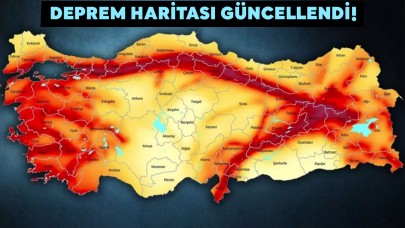 Deprem Haritası Güncellendi!