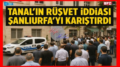 Tanal’ın Rüşvet İddiası Şanlıurfa’yı Karıştırdı