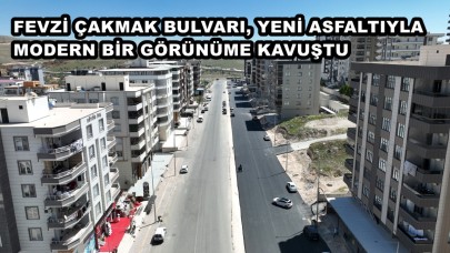 Fevzi Çakmak Bulvarı Yeni Asfaltıyla Yeniden Hayat Buldu