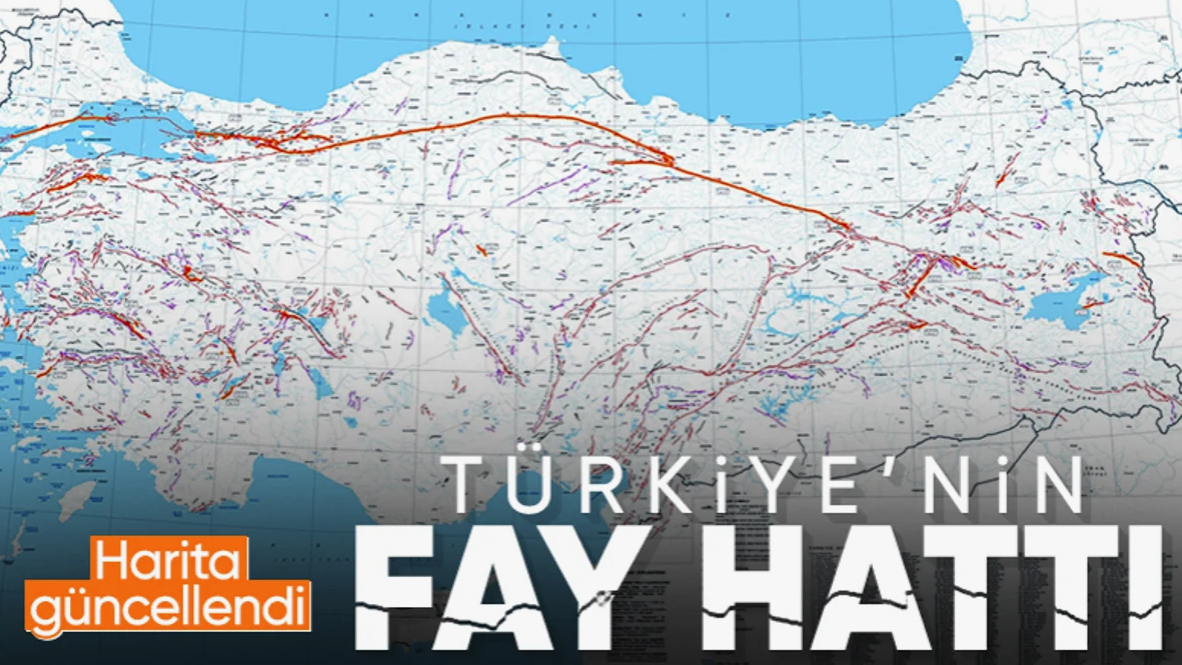 Türkiye'de Fay haritası güncellendi!