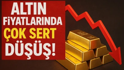 Altın Fiyatlarında Çok Sert Düşüş!
