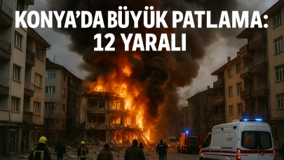 Konya’da Büyük Patlama: 12 Yaralı