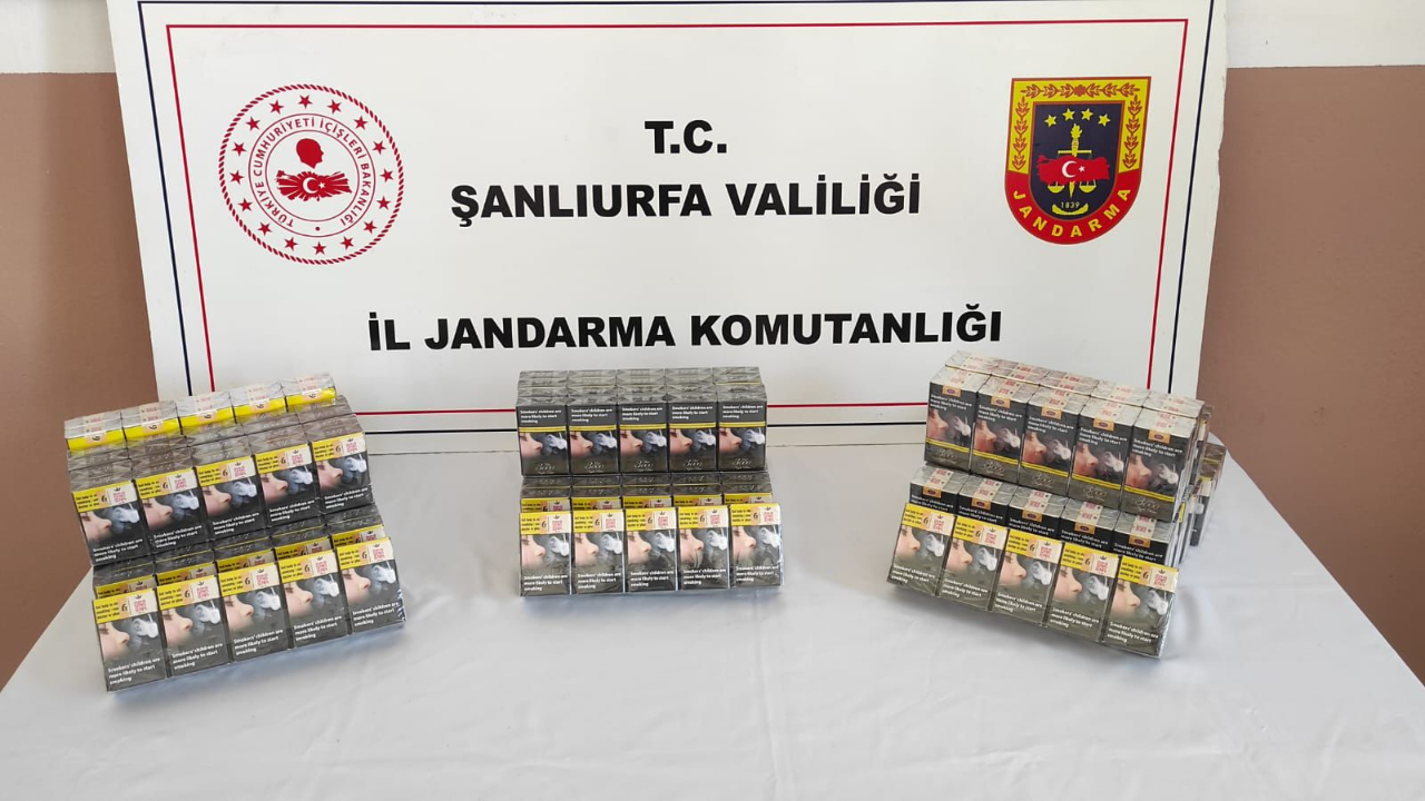 Urfa’da Kaçak Tütüne Şok Baskın!