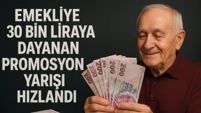 Emekliye 30 Bin Liraya Dayanan Promosyon Yarışı Hızlandı
