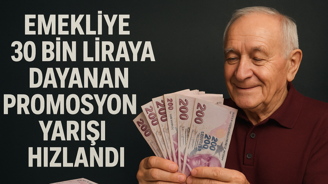 Emekliye 30 Bin Liraya Dayanan Promosyon Yarışı Hızlandı