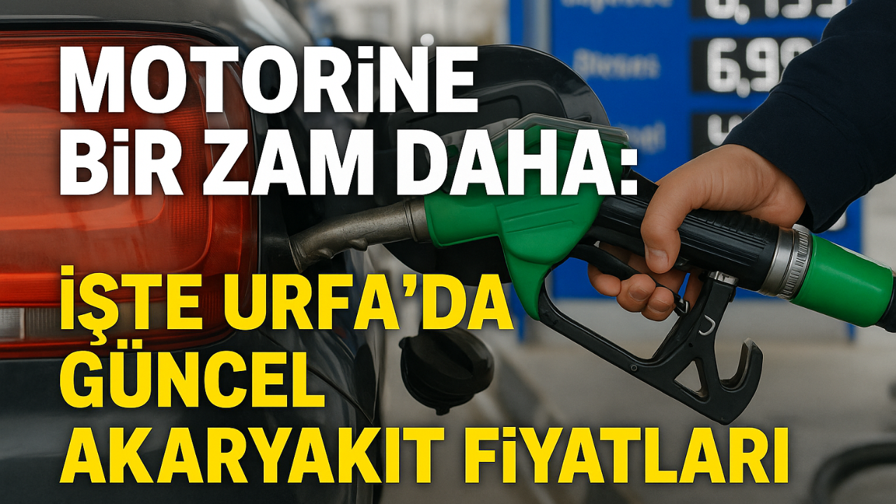 Motorine Bir Zam Daha: Urfa’da Güncel Akaryakıt Fiyatları!