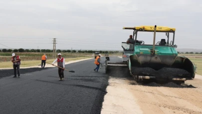 Şanlıurfa Asri Mezarlık Yeni Yolunda Asfaltlamaya Geçildi !
