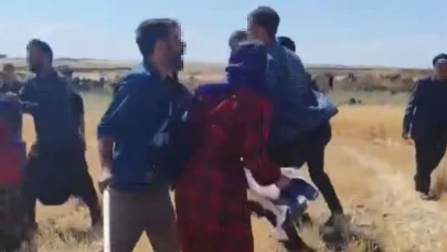 5 Kişinin Yaralandığı Aile Kavgası Kamerada