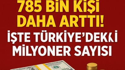 Türkiye’de Milyoner Sayısında Zirve !  785 Bin Yeni İsim