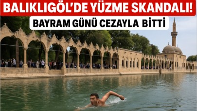 Balıklıgöl'de Yüzme Skandalı! Bayram Günü Cezayla Bitti!