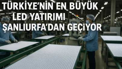 Türkiye’nin En Büyük LED Yatırımı Şanlıurfa’dan Geçiyor!