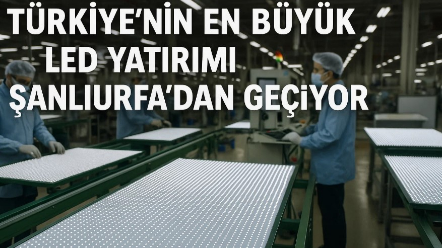 Türkiye’nin En Büyük LED Yatırımı Şanlıurfa’dan Geçiyor!