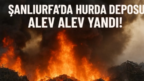 Hurda Deposu Alev Alev Yandı!