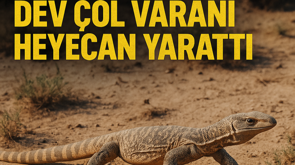 Dev Sürüngen Şanlıurfa'da Görüntülendi !