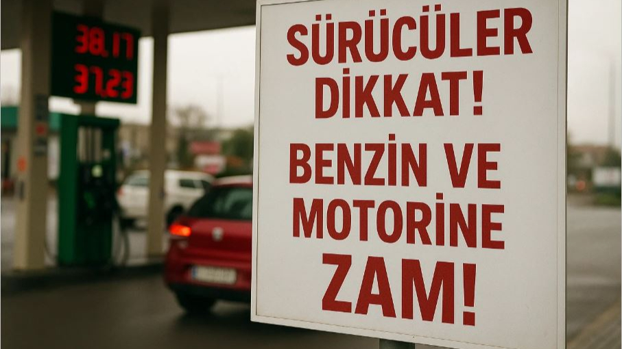 Sürücüler Dikkat! Benzin ve Motorine Zam!