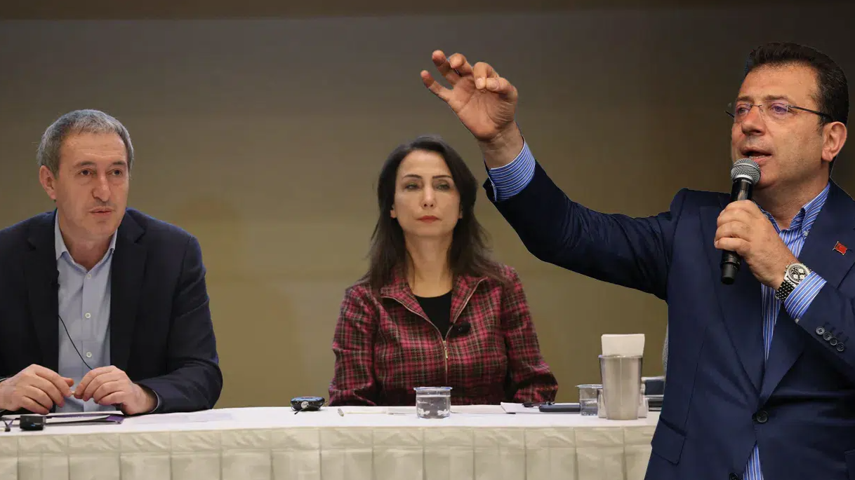 DEM Parti Eş Genel Başkanlarından Ekrem İmamoğlu'na Ziyaret